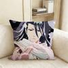 BBleach Anime KKuchiki Byakuya Various Sizes Square Pillow Case For Car Home Bedchamber Decor