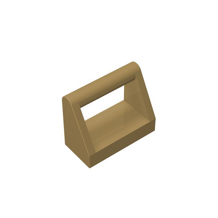 20pcs MOC Parts 2432 Tile Modified 1 x 2 featuring Handle Works With Bricks DIY Assmble Construction Blocks Particle Kid Puzzle Toy Present