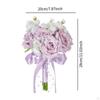 Künstlicher Rosenblumenstrauß für Hochzeit und Brautparty