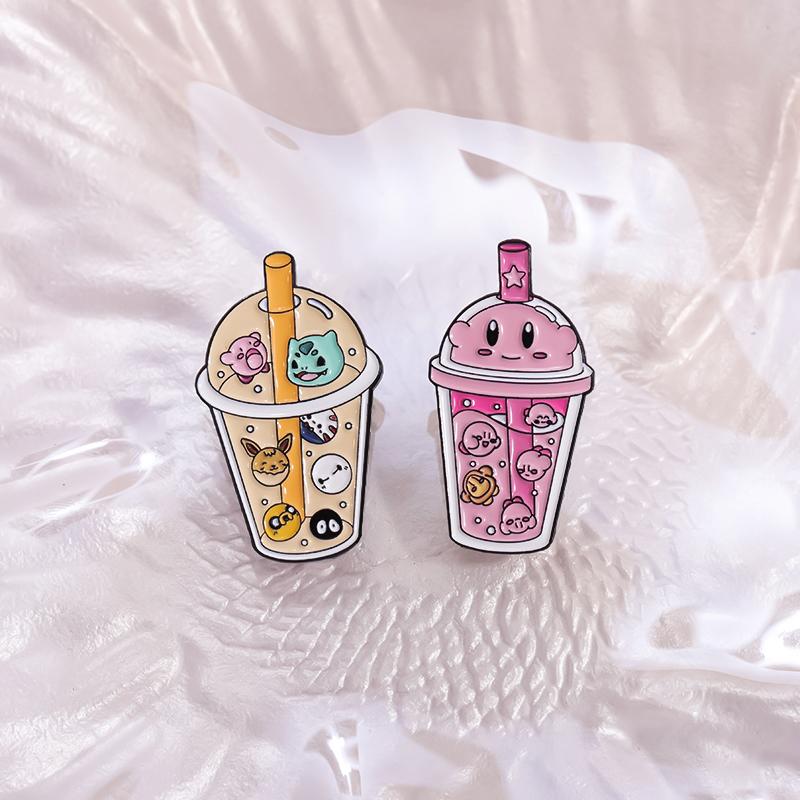 Anime Characters Enamel Pins Custom Cute Animals Turtle Frog Brooches Lapel Badges Cartoon Jewelry Gift for Fans Friends