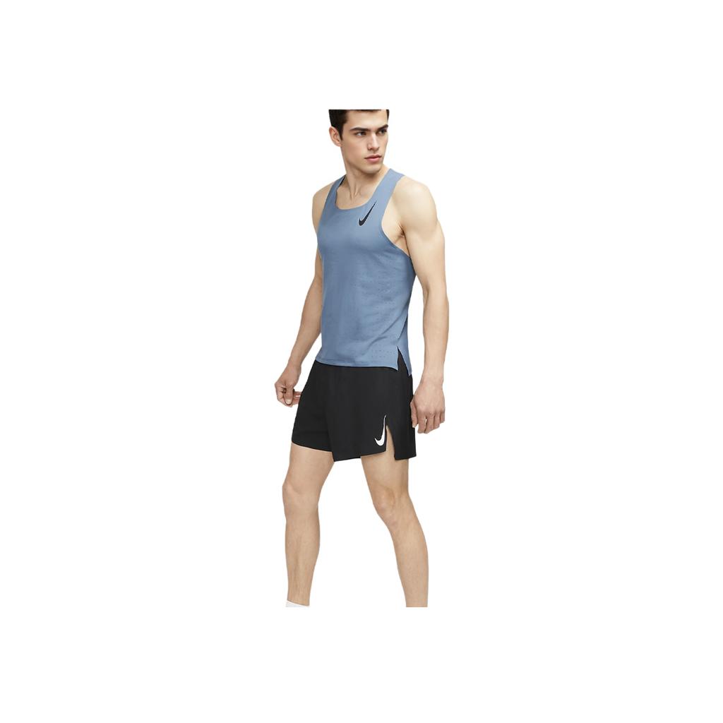 Nike Ανδρικό Αγωνιστικό Σορτς 4" με Επένδυση Dri-FIT ADV AeroSwift Μαύρο/Λευκό Ανδρικά Streetwear CJ7840-010