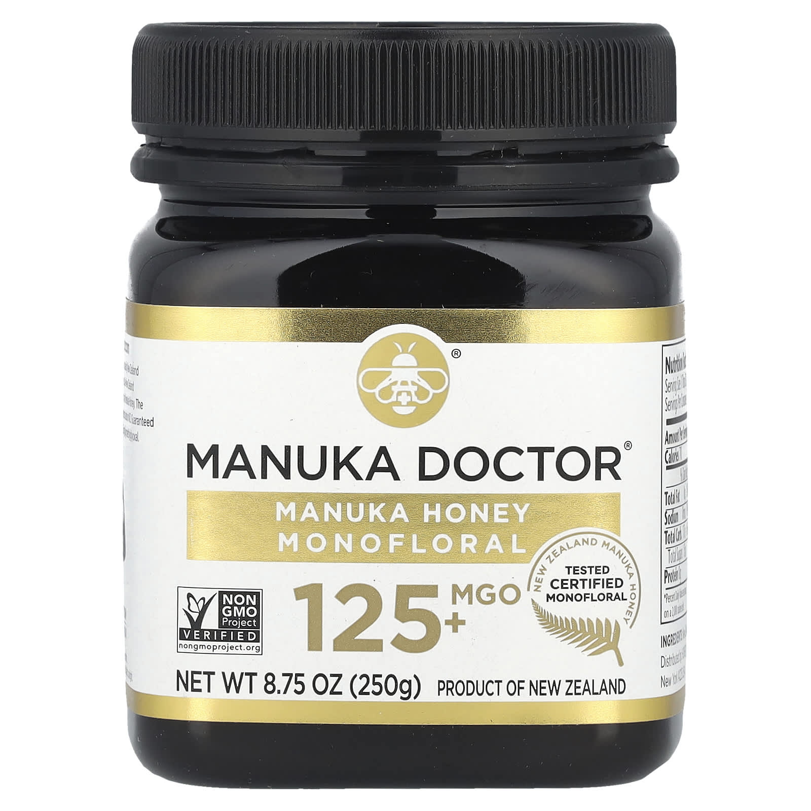

Manuka Honey, Single Flower Honey, Mgo 125+, 250G(8.75Oz)