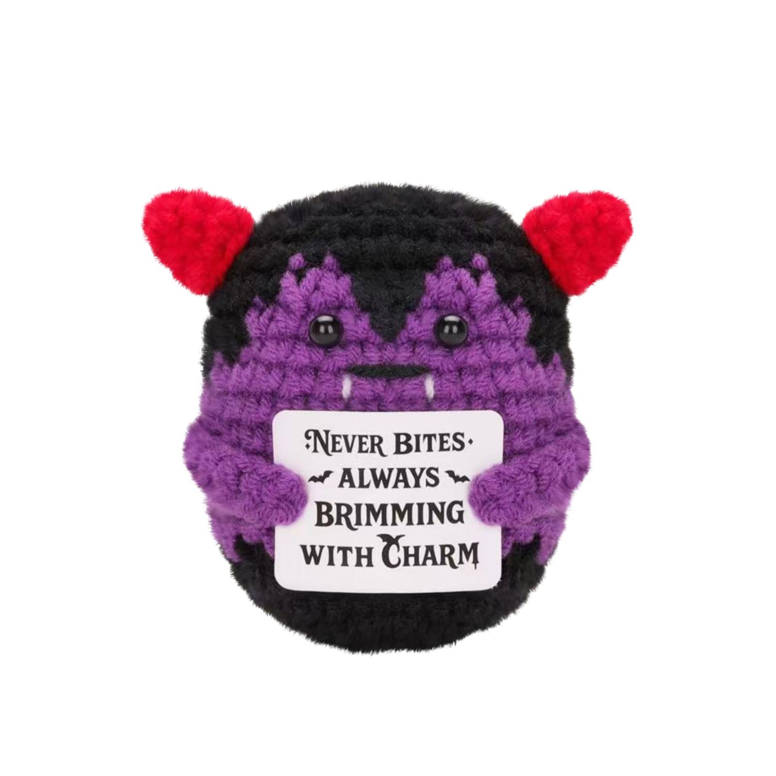 

Вязаные крючком мопсы активно представляют шерстяные куклы в качестве подарков One Size фиолетовый