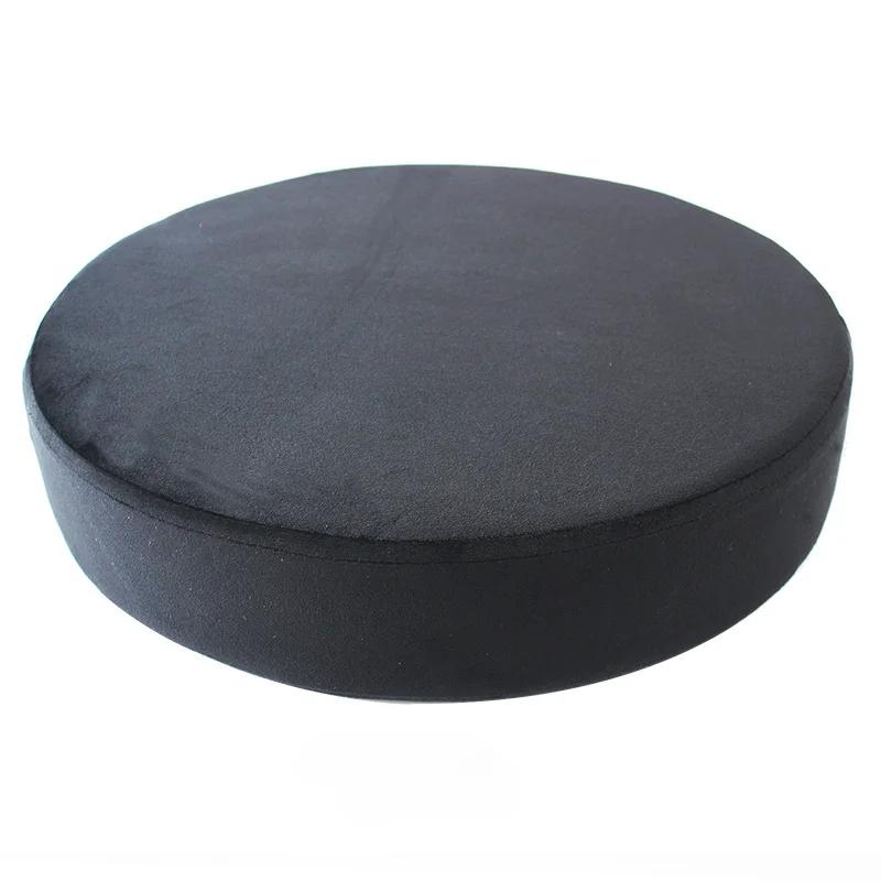 35/40/45/50cm Round Chair Cushion Memory Cotton Office Anti-slip Velvet Anti-fouling Cushion Home Thicken Soft Back Pillows