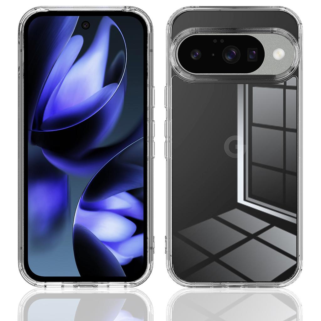 For Google Pixel 10 Clear Phone Case TPU+Acrylic Shockproof Phone Back Cover