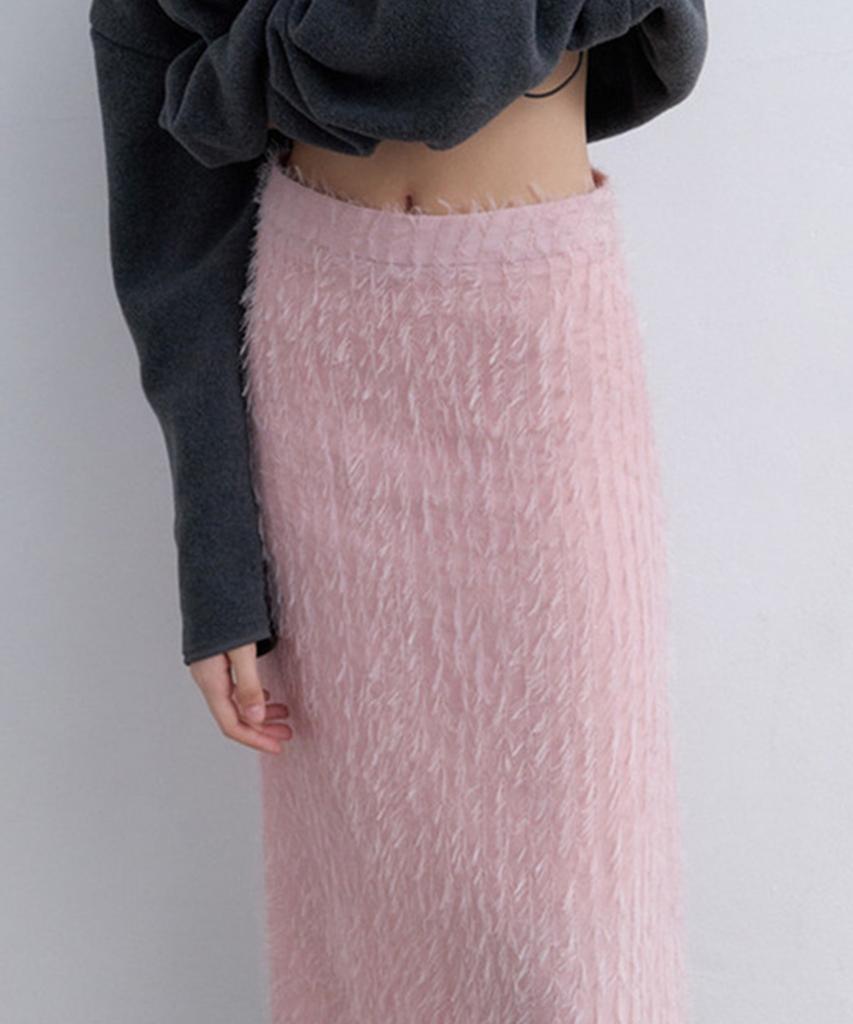 Murmure Breni Fringe Skirt_Breni Skirt_Ivory