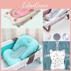 Plush Baby Bath Support Mat With Anti-slip Design For Secure And Relaxing Baths
