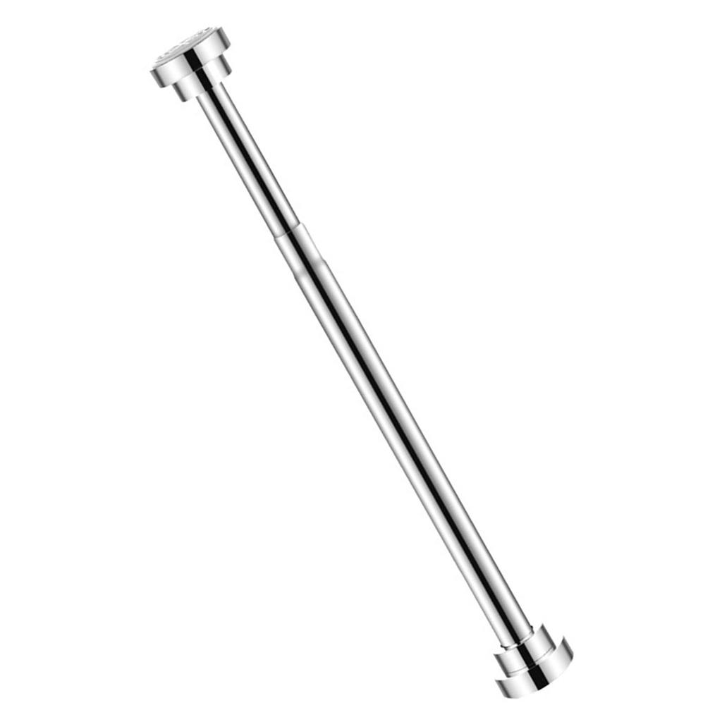 Barra de Armario Ajustable Acero Inoxidable Perforación Libre Retráctil Barra para Secar Ropa para Baño Dormitorio Armario 25 Tubos