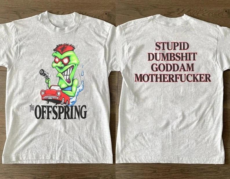995 The Offspring Album Music Graphic T-Shirt, 1990s The Offspring Tour Concert