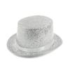 Retro Glitter Top Hat British Style Durable Lightweight Glittering Magician Hat Polyester Multicolor Bowler Jazz Hat Performance