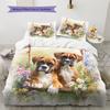 Boxer Pattern Bedding Home Decoration Birthday Gift (1 * Duvet Cover + 2 * Pillowcase, Without Core)
