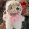 2026 Exquisite Rabbit Plush Pendant Cute Big Ear Fluffy Bunny Doll Keychain Ornament for Backpack Girls Daily Gifts