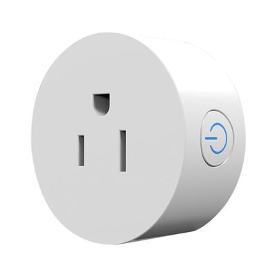 Intelligent Timing Socket, Mini WiFi Remote Control Power Switch, Support Voice Control and Power Statistics, US Standard WiFi Socket 10A