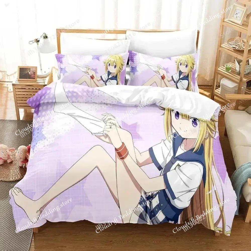 3D Print Madoka Magica Bedding Set Single Twin Full Queen King Size Bed Set Adult Kid Bedroom Duvet Cover Sets