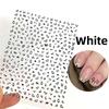 Brown Black Pink Colors Leopard Print Nail Stickers Self-Adhesive Nail Sliders  DIY Nail Decoration