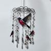 Crystal Pendants Bird Wind Chime Metal Suncatcher Wind Chime Hummingbird Wind Chime  Patio Decor