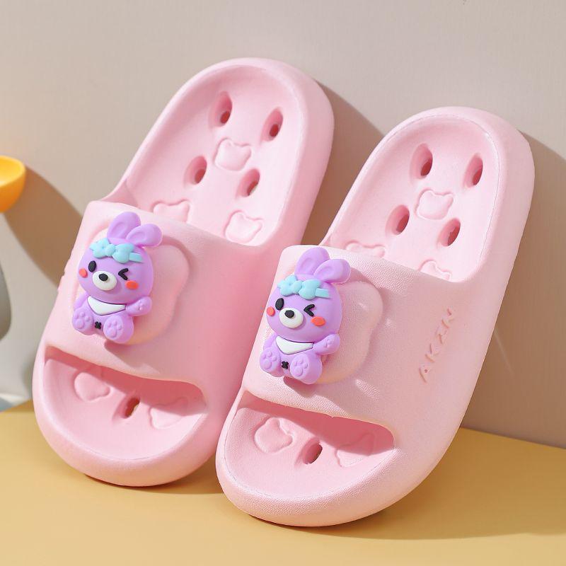 Children's Quick-Dry Anti-Slip Bathroom Slippers - Boys & Girls Summer Shower Sandals