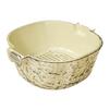 Vegetable Wash Basin Drain Basket Food Grade Plastic Household Kitchen Artifact Vegetable Wash Fruit Filter Vegetable Basket