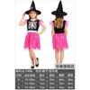 Halloween Children's Costume Girl Little Witch Vampire Costume Witch Cloak Shawl Demon Dress