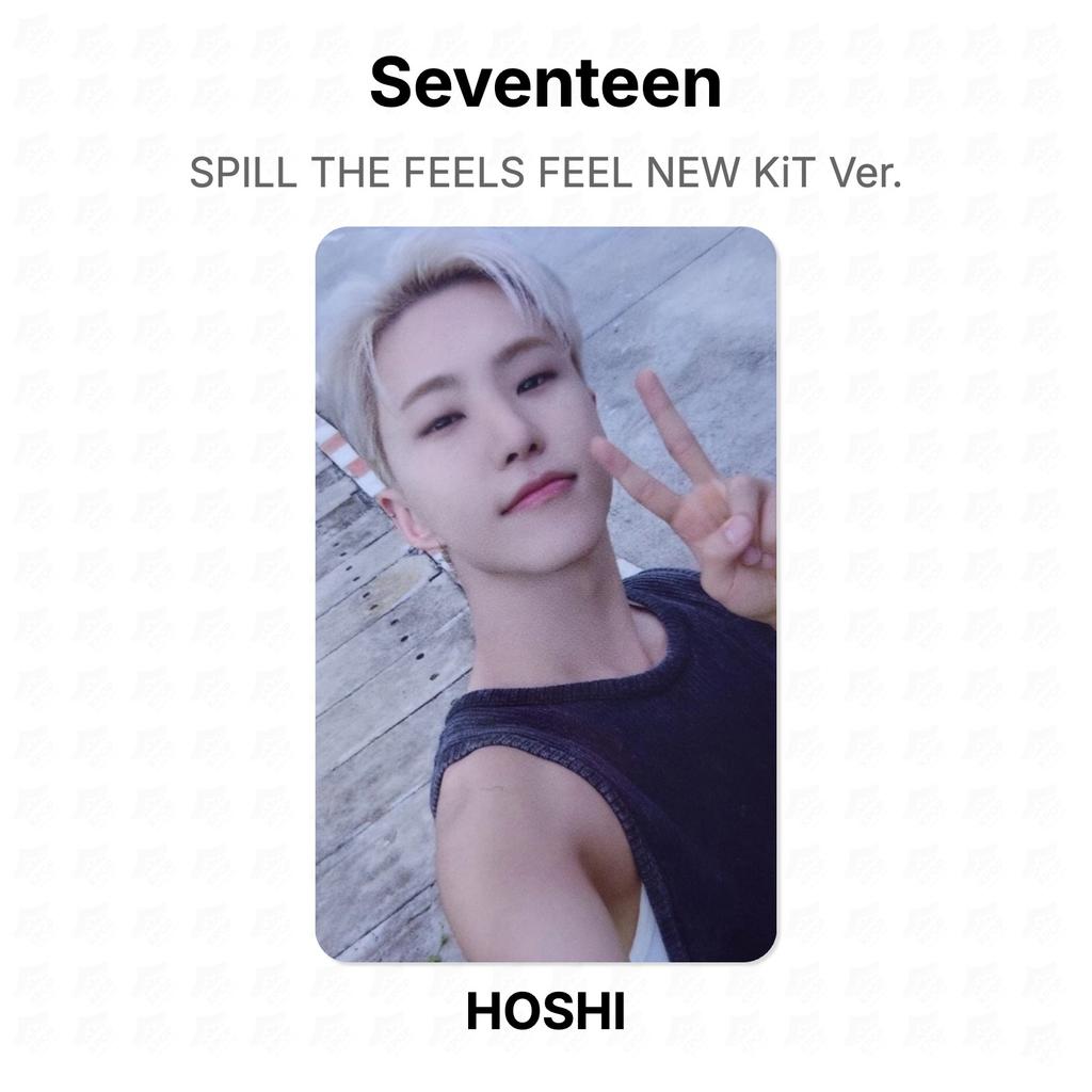 Seventeen SPILL THE FEELS FEEL NEW KiT Ver. Official Photocard