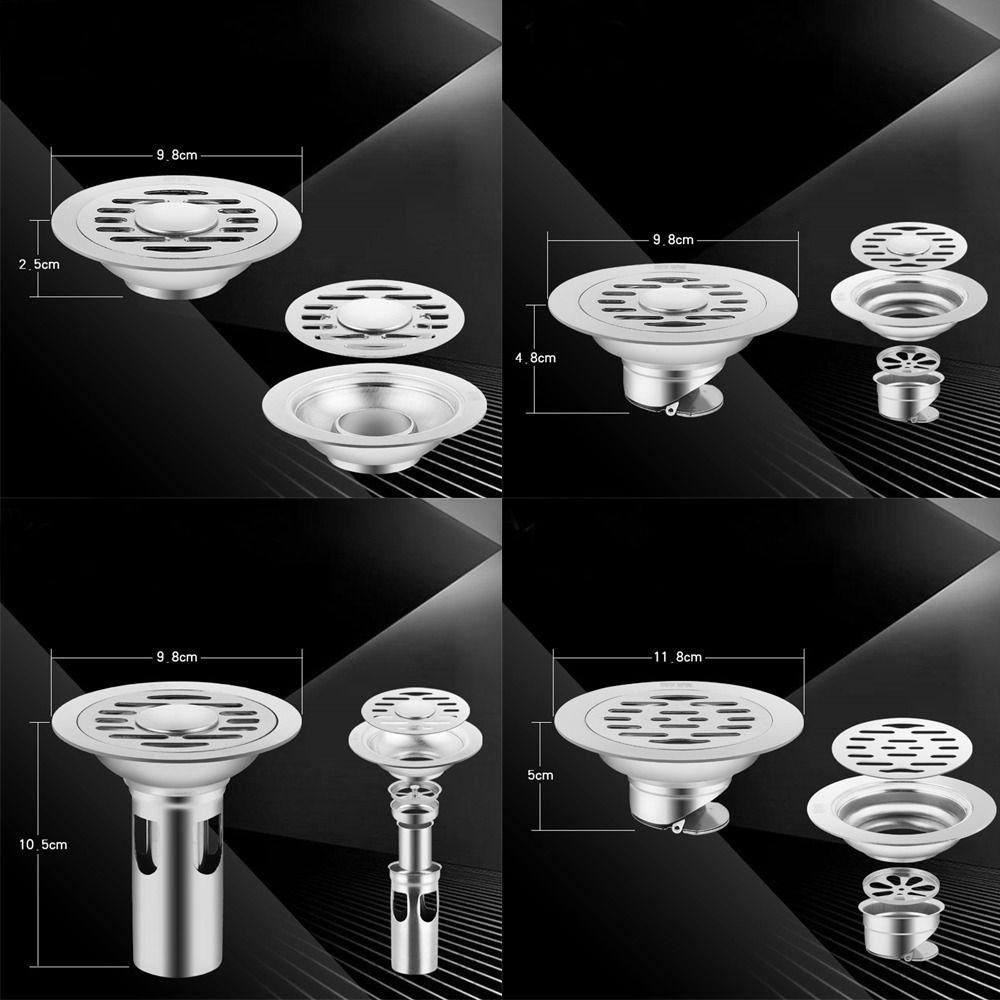 With Grid Grate Cover Sink Strainer Dual-purpose Floor Drain  Bathroom Washing Machine Accessories