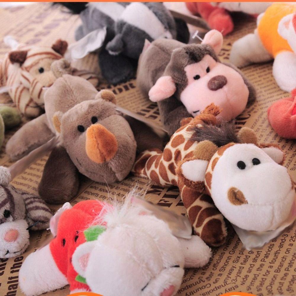 Cute Plush Animal Fridge Magnet Soft Plush Animal Magnetic Sticker Refrigerators