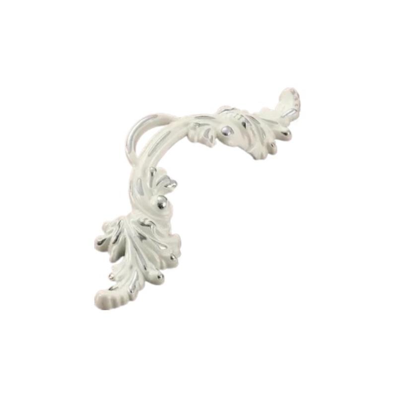 Zinc Alloy Rural Ivory White Cabinet Door Drawer Handle Cabinet Door Closet Kitchen Handle Wardrobe Door Furniture Handle