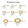 Solid Brass Flat Washers O Rings Gaskets Metal Plain Pad Spacers Seal Orings Washers M2M2.5M3M4M5M6M8M10 