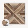 Adhesive PVC Tiles With Motif Ideal for Hallway Wood Panel Pattern 20X20X20 Cm