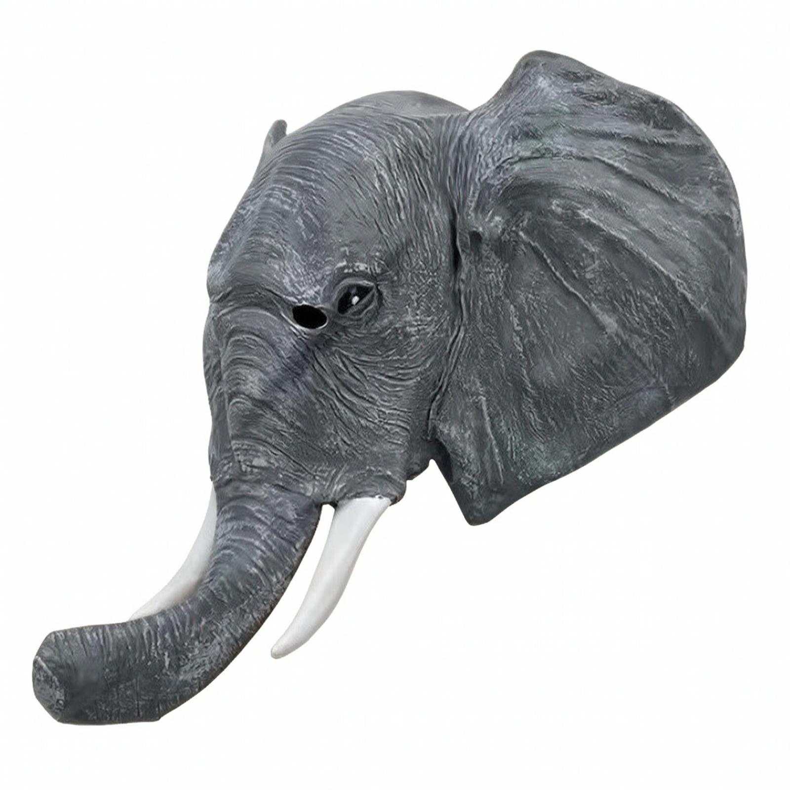 Mască Animal Cap Modelată Purtabilă Complet Detaliată Latex pentru Cosplayeri,