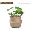 Mid-Autumn Festival Cattail Weave Handmade Plant Fiber Flower Pot