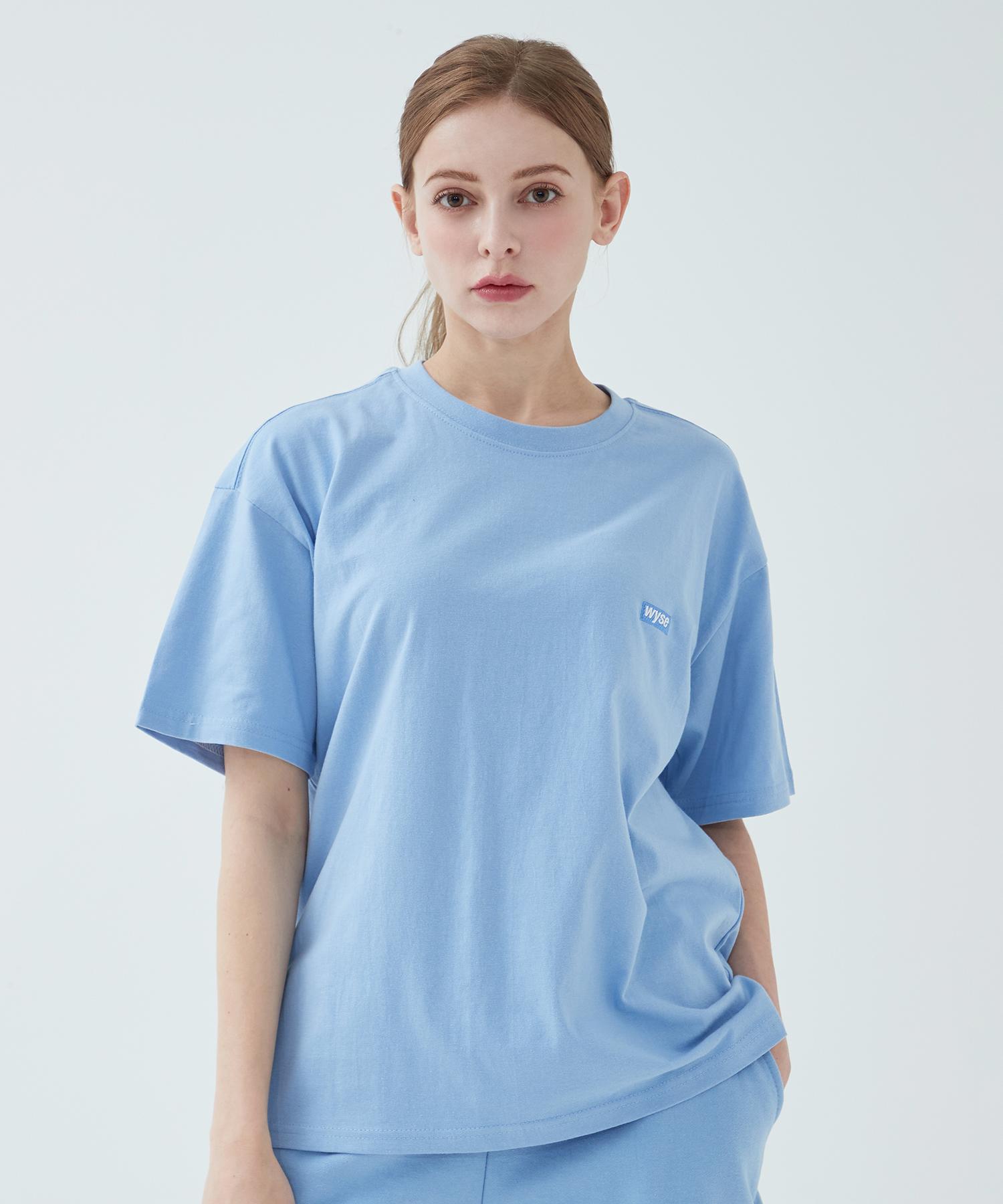 Wise Basic Logo T-Shirt (Sky Blue) M