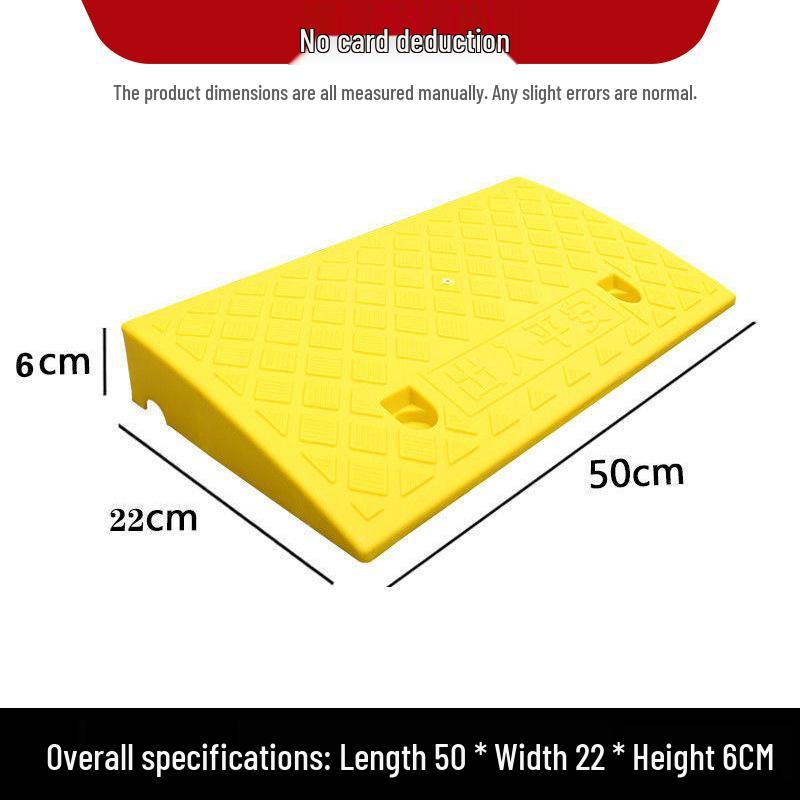 Plastic Uphill Ramp & Curb Speed Bump Pad