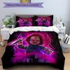 3Pcs Chucky'S Electric Night Bedding Set Soft Fabric Duvet Cover Pillowcases Home Christmas Xmas Halloween Gift 1 Duvet Cover 2 Pillowcase L162