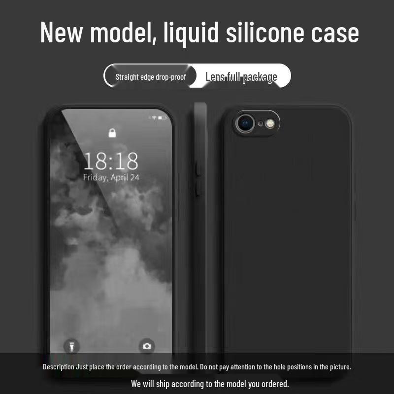 Apple iPhone 7 Liquid Silicone Case - Drop-proof, Skin-friendly, Simple Style, Pure Color, Full Wrap, Protective High-end Cover.