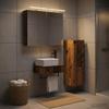 Bathroom Cabinet Set 4 Pcs Reclaimed Wood Look 50 X 14.5 X 70 Cm