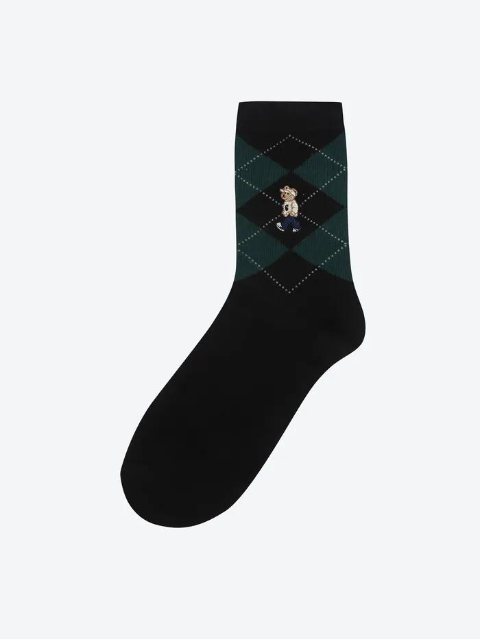 [Schwer] Argyle Middle Socks (HPAO5EA927 RE) HPAO5FA927