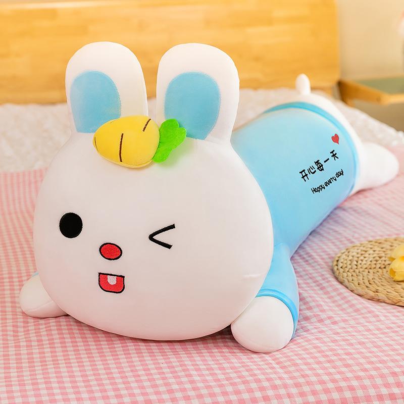 New Party Radish Rabbit Plush Toy Large Female Leg Sleeping Leg Throw Pillow Doll Birthday