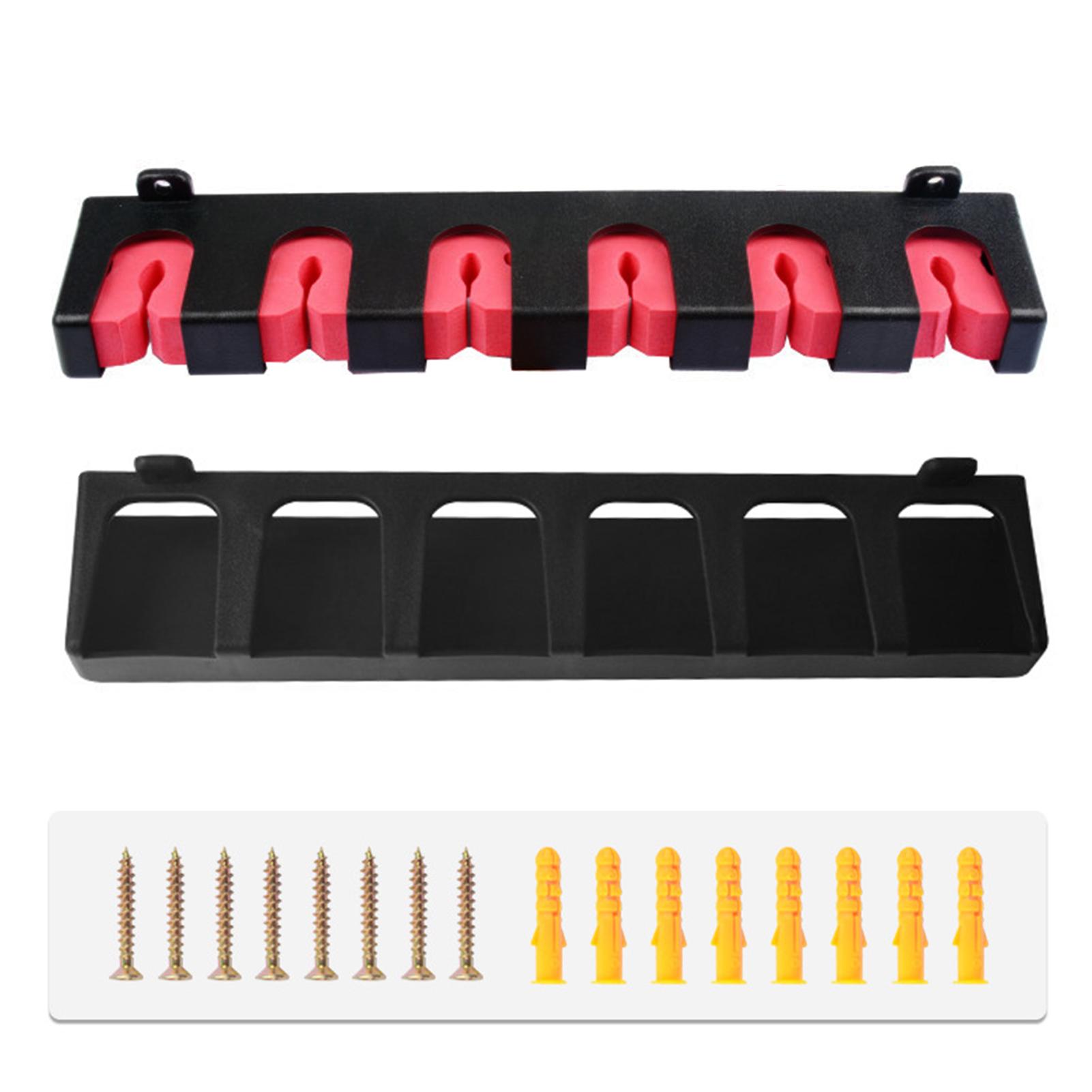 

Горизонтальная стойка для удилищ, Подставка для удочек, Мягкие износостойкие держатели для удилищ, Вертикальный держатель для надежного хранения 6 удочек