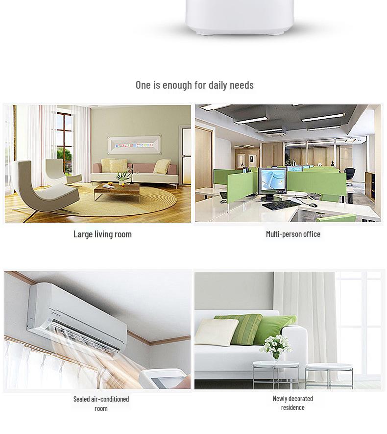 4L Ultrasonic Humidifier with LED Color Light & Aroma Diffuser