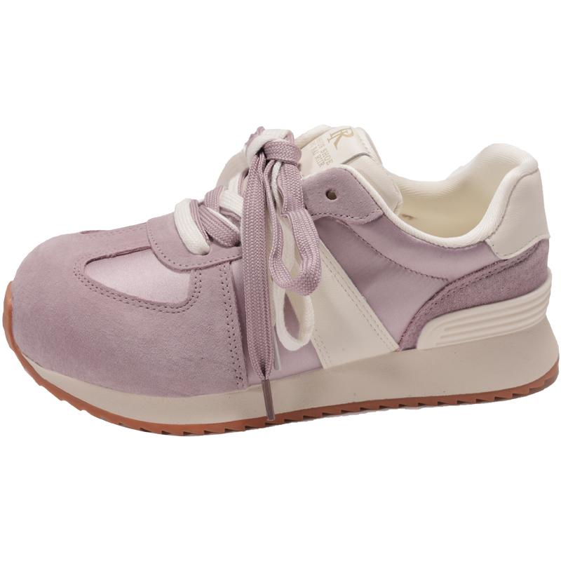 Fashion Purple Forrest Gump Women Platform 2025 New Fall Student Casual Versatile Lightweight Sneakers