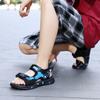 28-40 Kinder Sommer Anti-Rutsch Verschleißfest Modische Klettverschluss Freizeit Sandalen Outdoor Strandschuhe