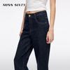 MISS SIXTY Women's Mid-Waist Straight-Leg Jeans
