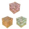 Handcrafts Tulips Night Light Set Home Decoration DIY Kits Handmade Flower Cube Lamp Desktop Ornament Table Night Lamp