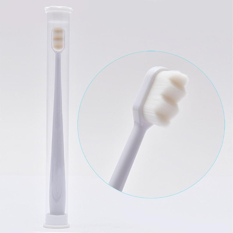Soft Bristle Toothbrush Set For Gentle Mout Hygiene Suitable For Sensitive Teeth And Gums With Easy To Distinguish Color
