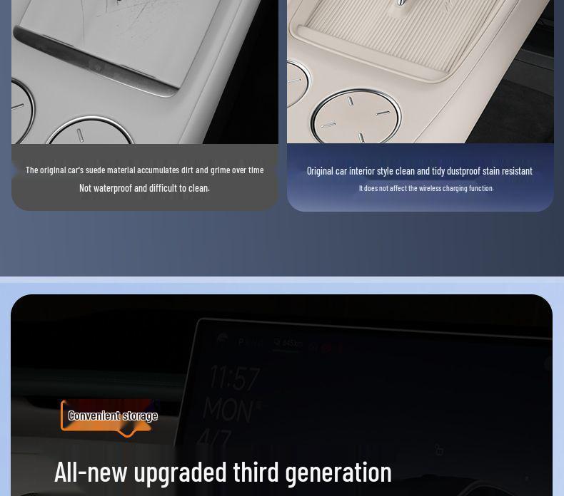 Silicone Pad for Xiaomi YU7 Wireless Charger: Anti-Slip Protection, Car Cup Holder, Decoration