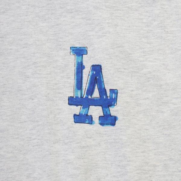 New Era Mlb La Dodgers Drawing T shirT heaTher Gray 15147543