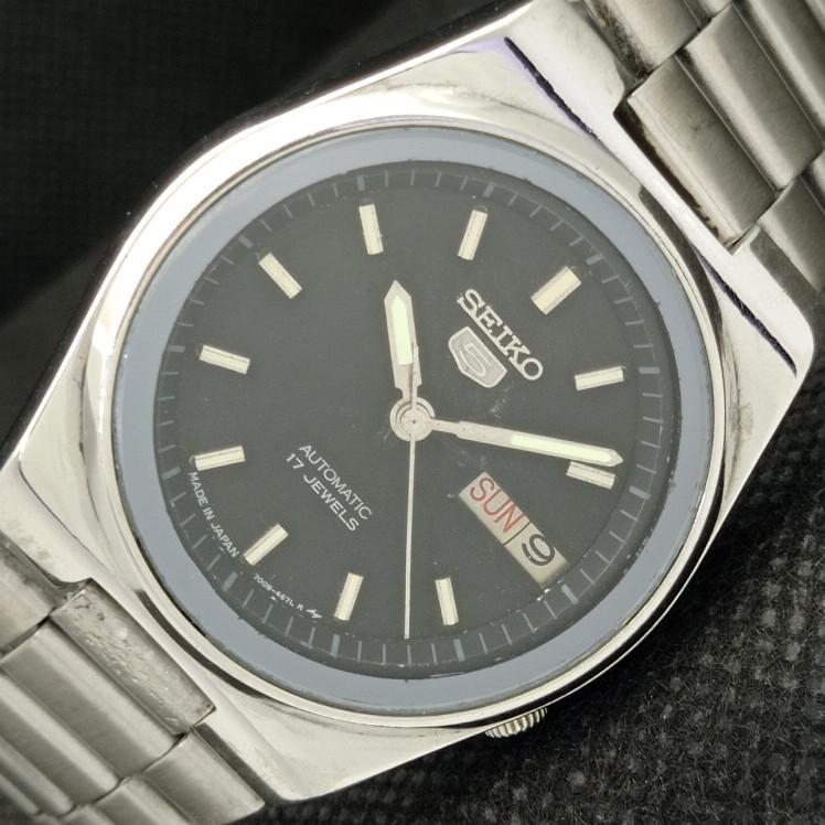 

Б/У винтажные мужские часы SEIKO 5 AUTO 7009A из Японии с оригинальным циферблатом 608a-a315177-2 SKU608a-a315177