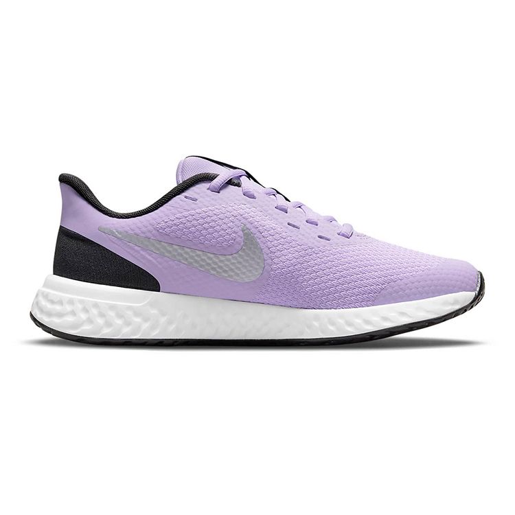 Nike Revolution 5 GS Lilac Kids Sneakers Purple Dark-Smoke-Grey White BQ5671-509