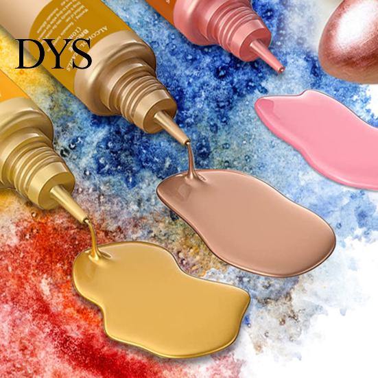 Colorant Dye 10ml Diffusion Pigment DIY 3D Ink Metal Alcohol Liquid for Crafts